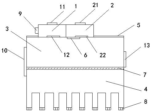 An automatic feeding pouring machine