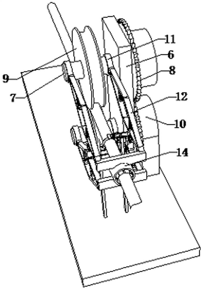 Steel bar bending device for house construction