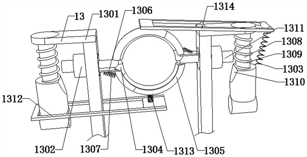 Steel bar bending device for house construction