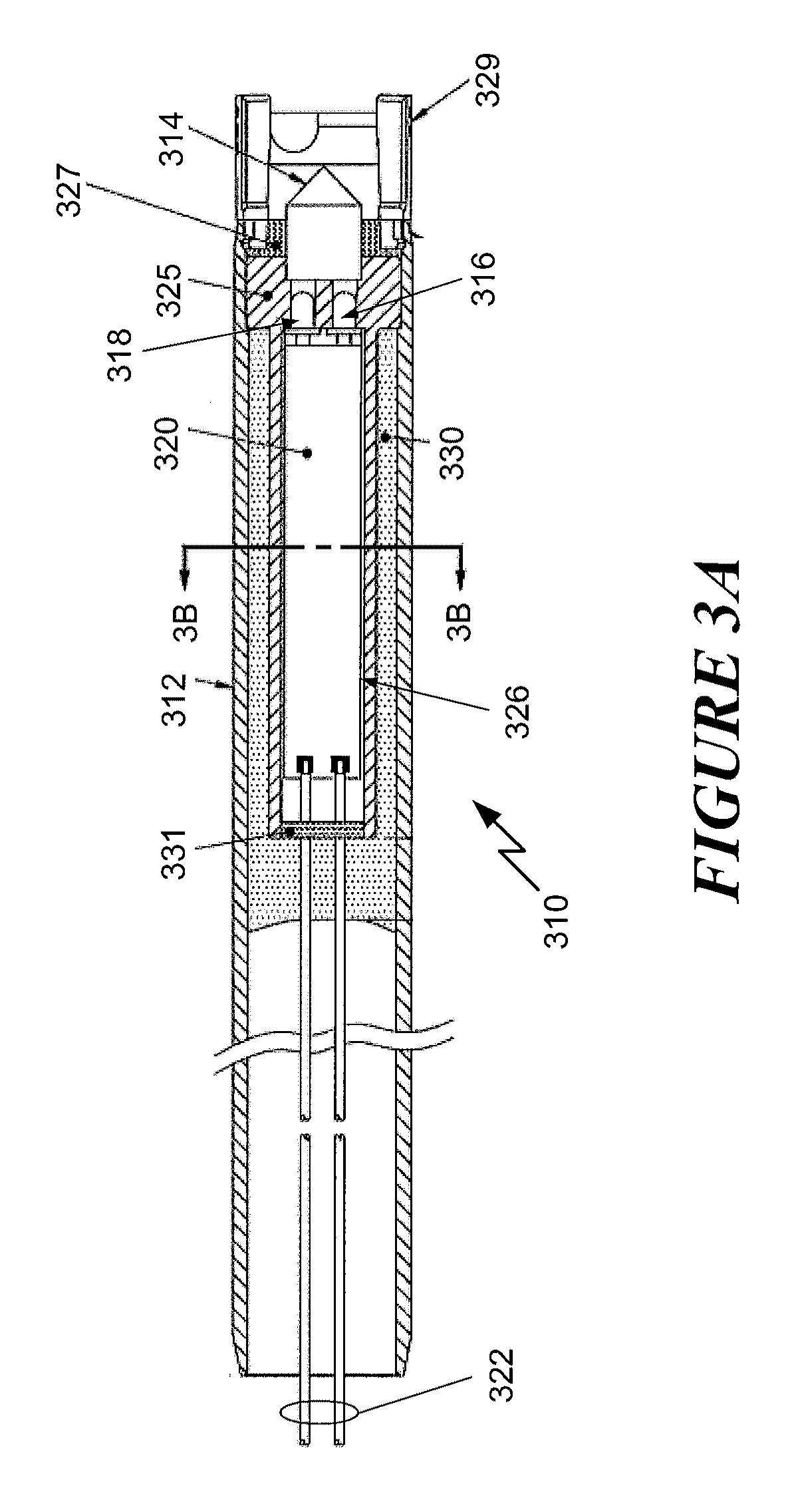 Fluid overfill probe with thermal stress prevention