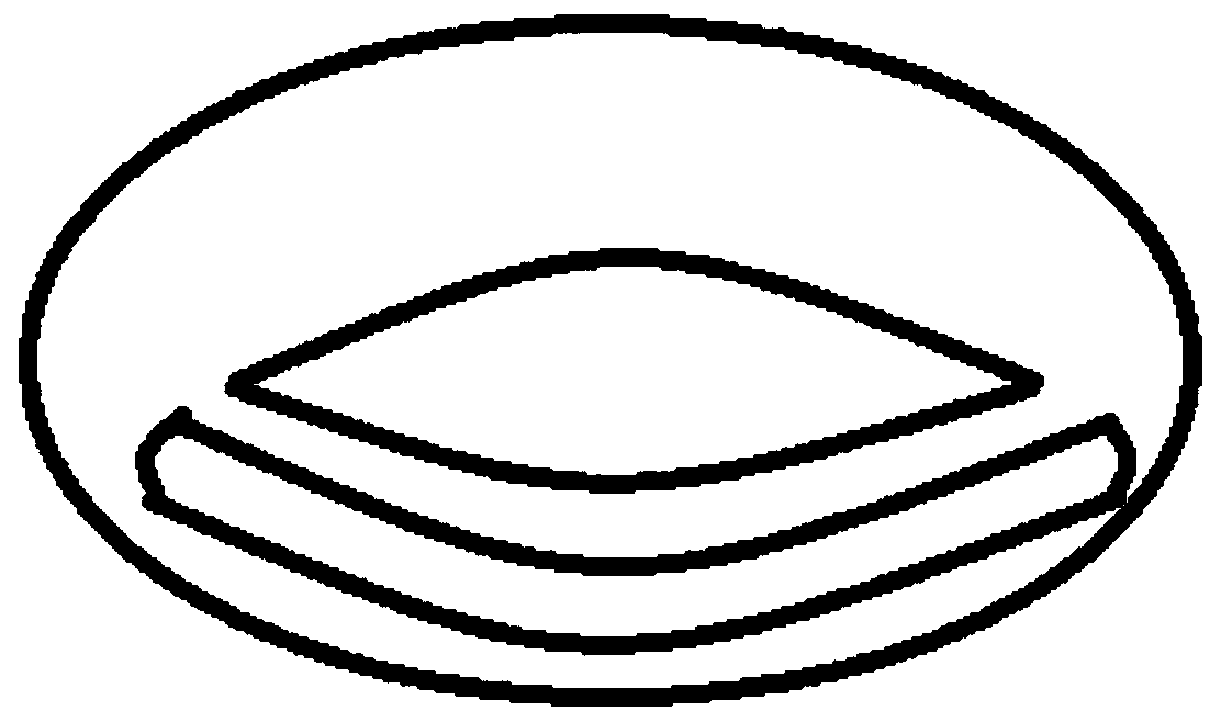 Monocular eye shield patch for peripheral facial paralysis and use method thereof