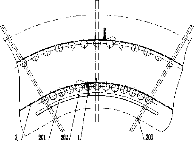 Fixed type rope clip device capable of turning