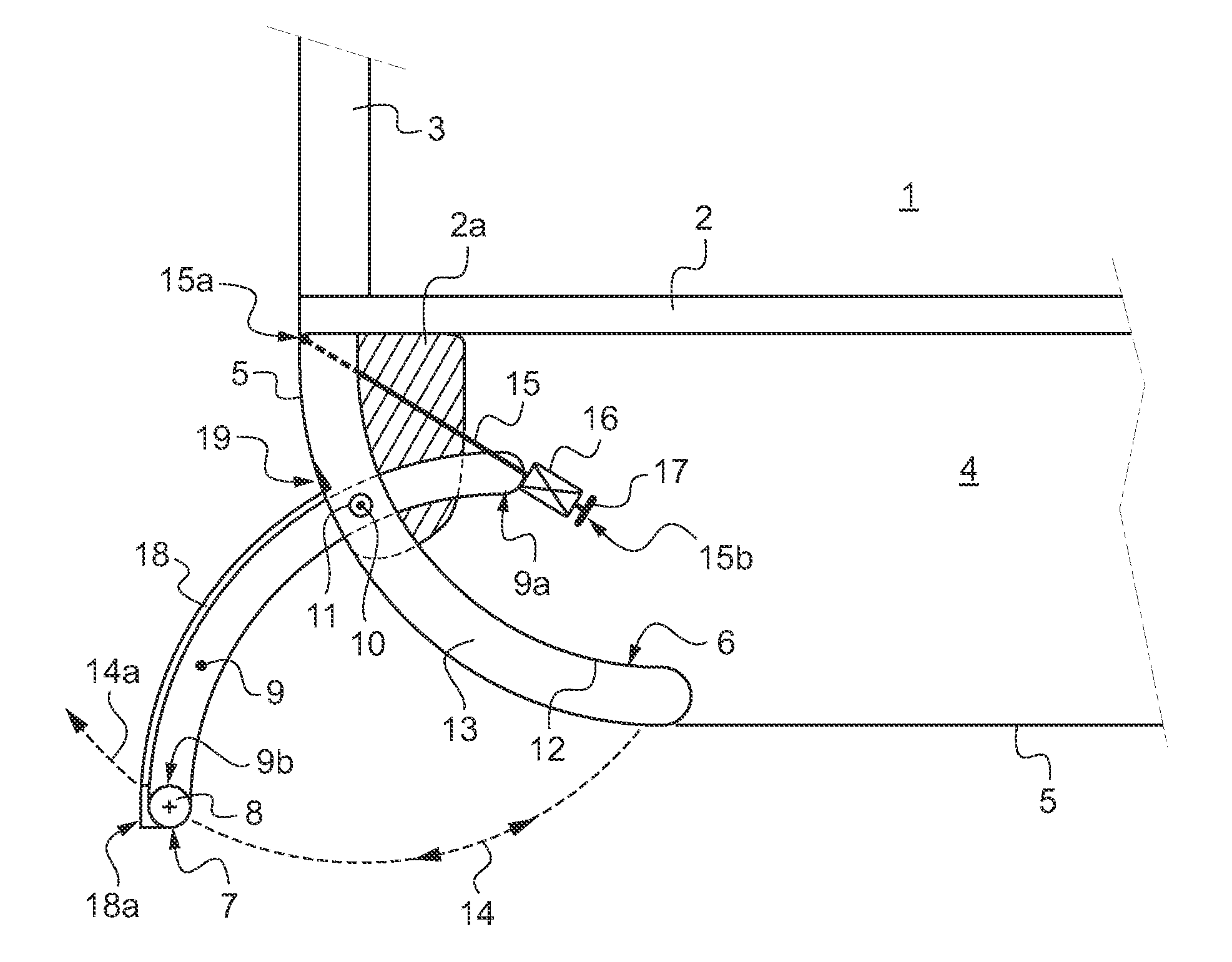  retractable undercarriage for an aircraft