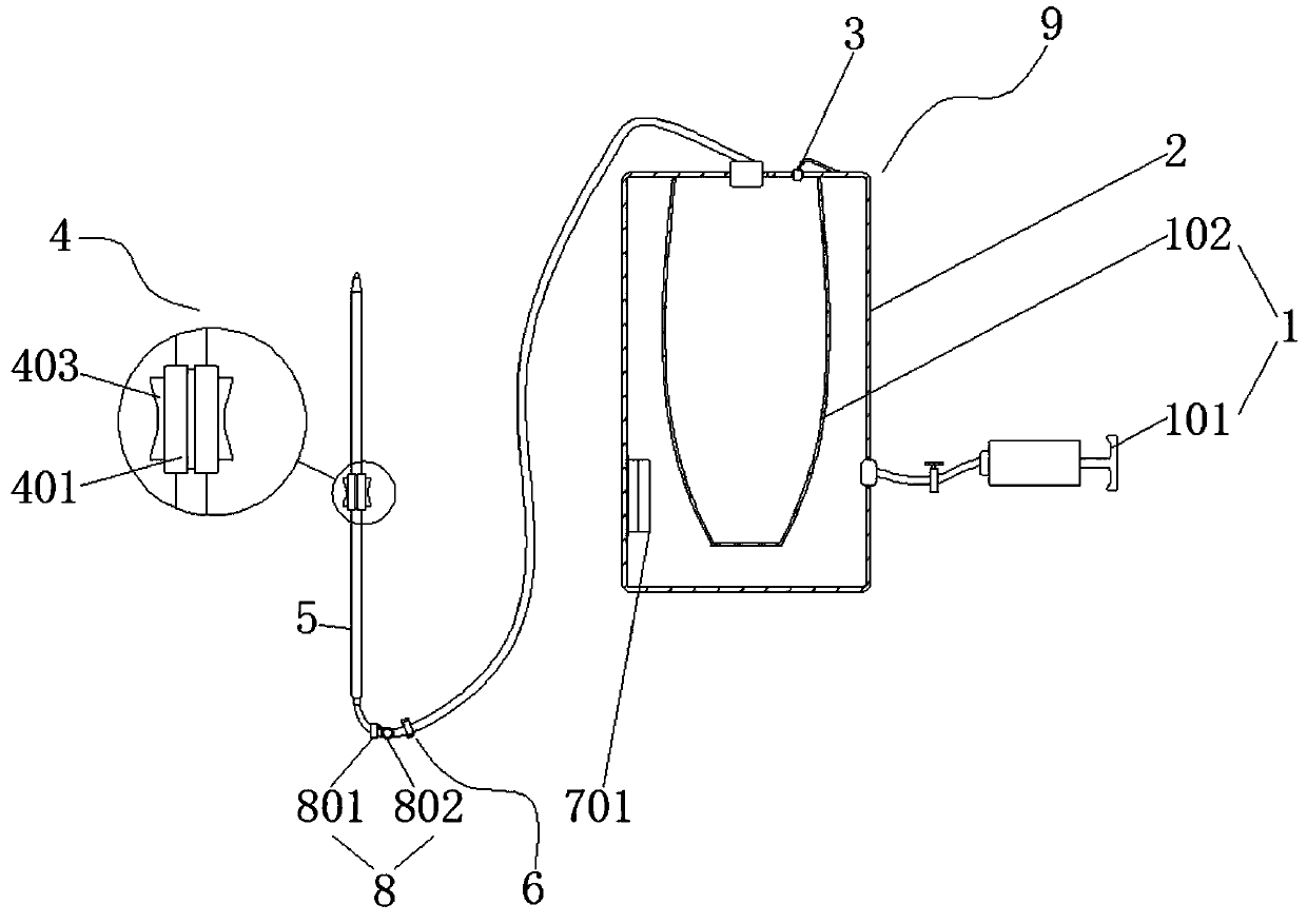 Cerebrospinal fluid extracting tool