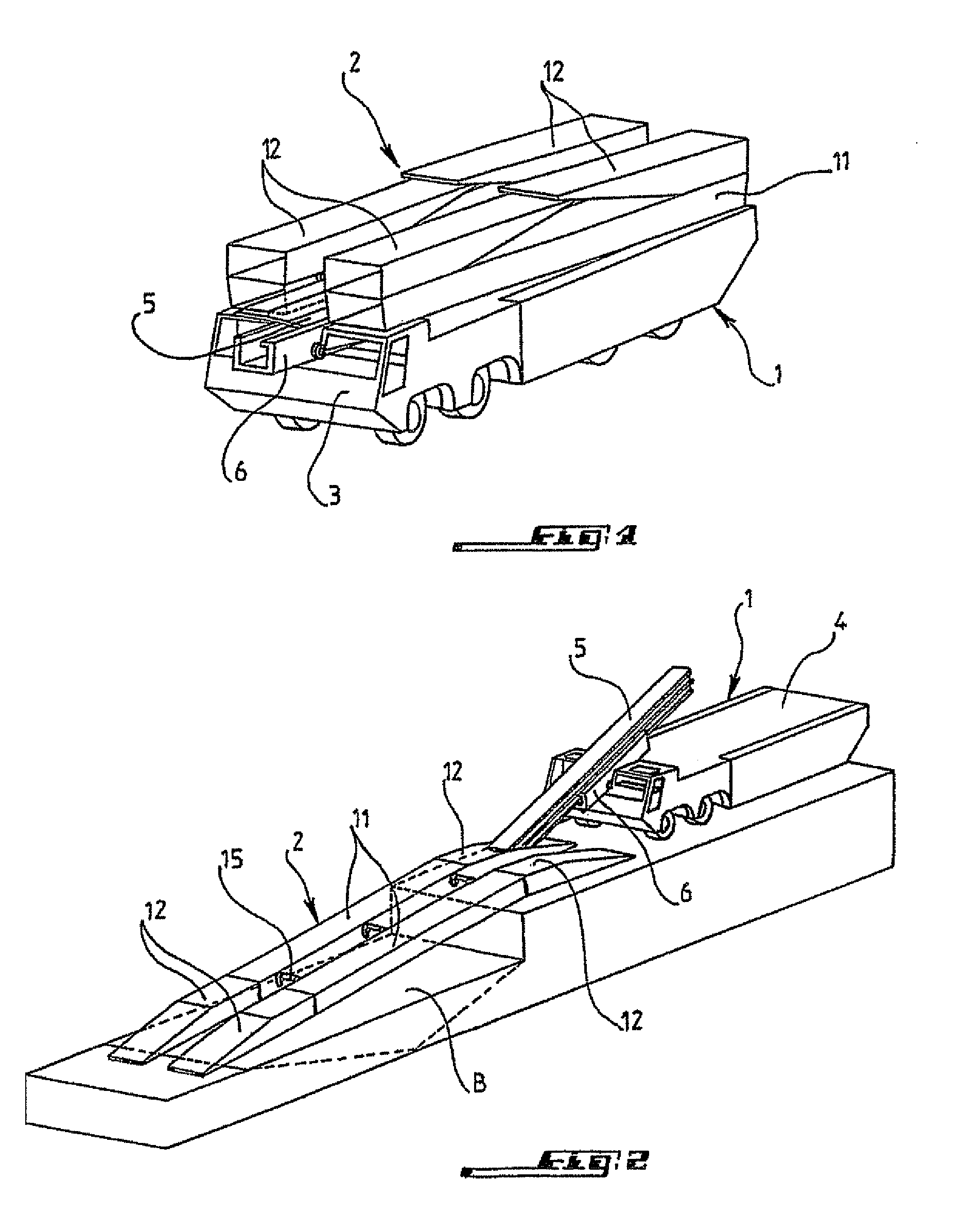 Bridge span and bridge span transportation vehicle