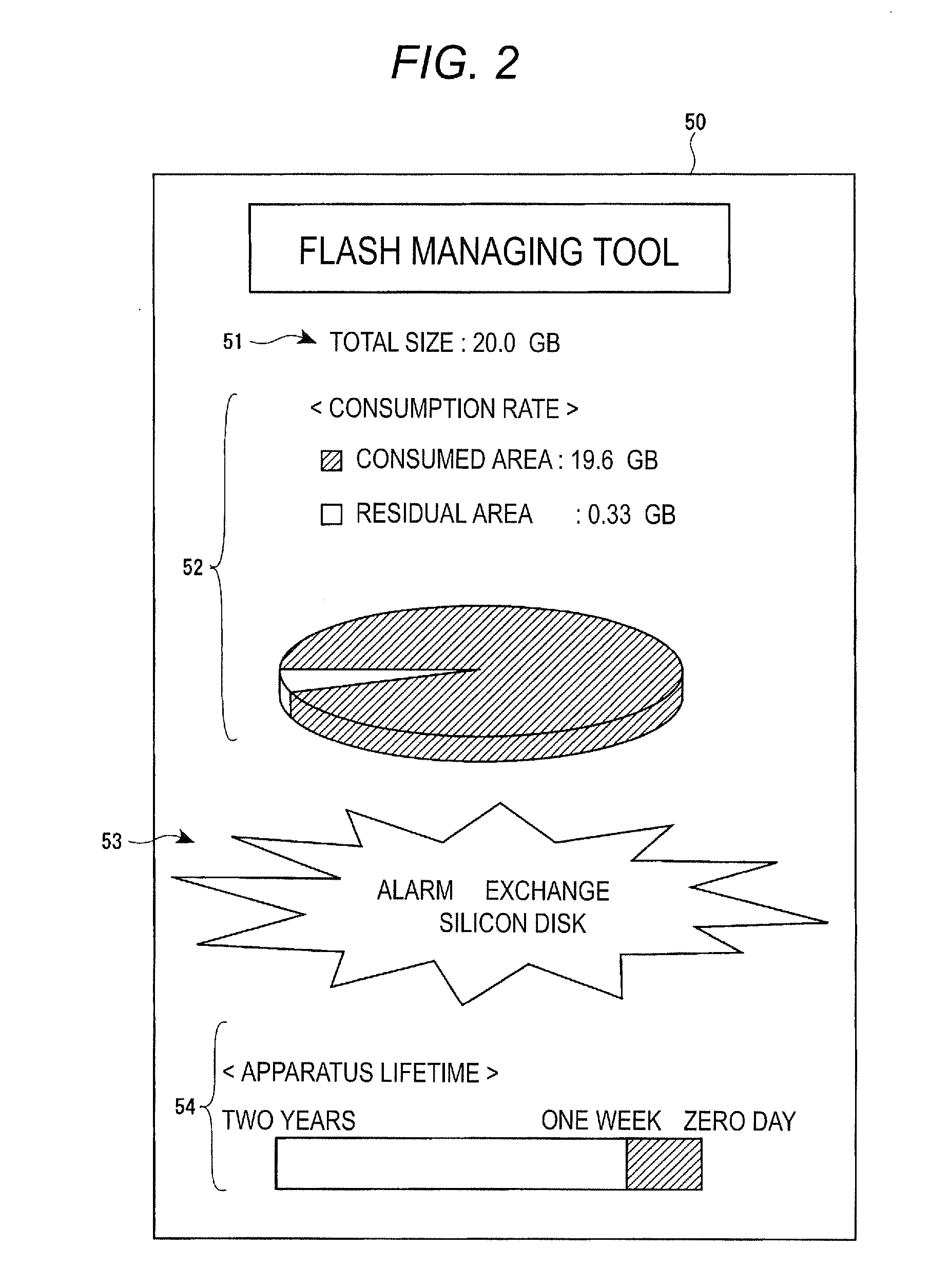 Semiconductor storage apparatus managing system, semiconductor storage apparatus, host apparatus, program and method of managing semiconductor storage apparatus