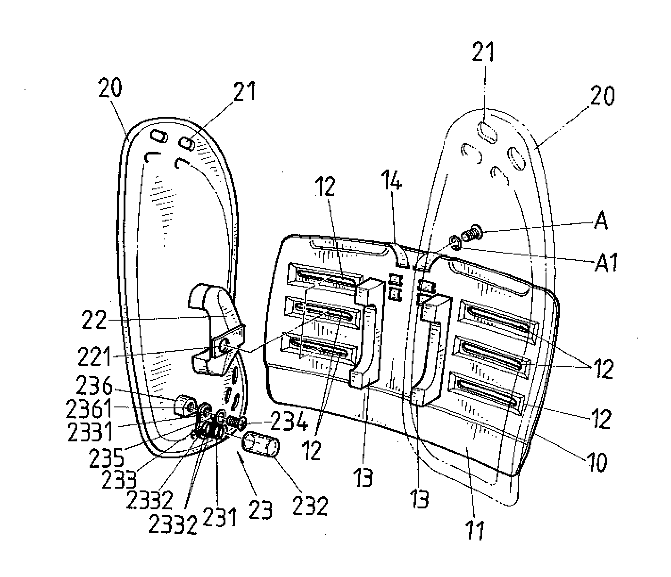 Adjustable back pad