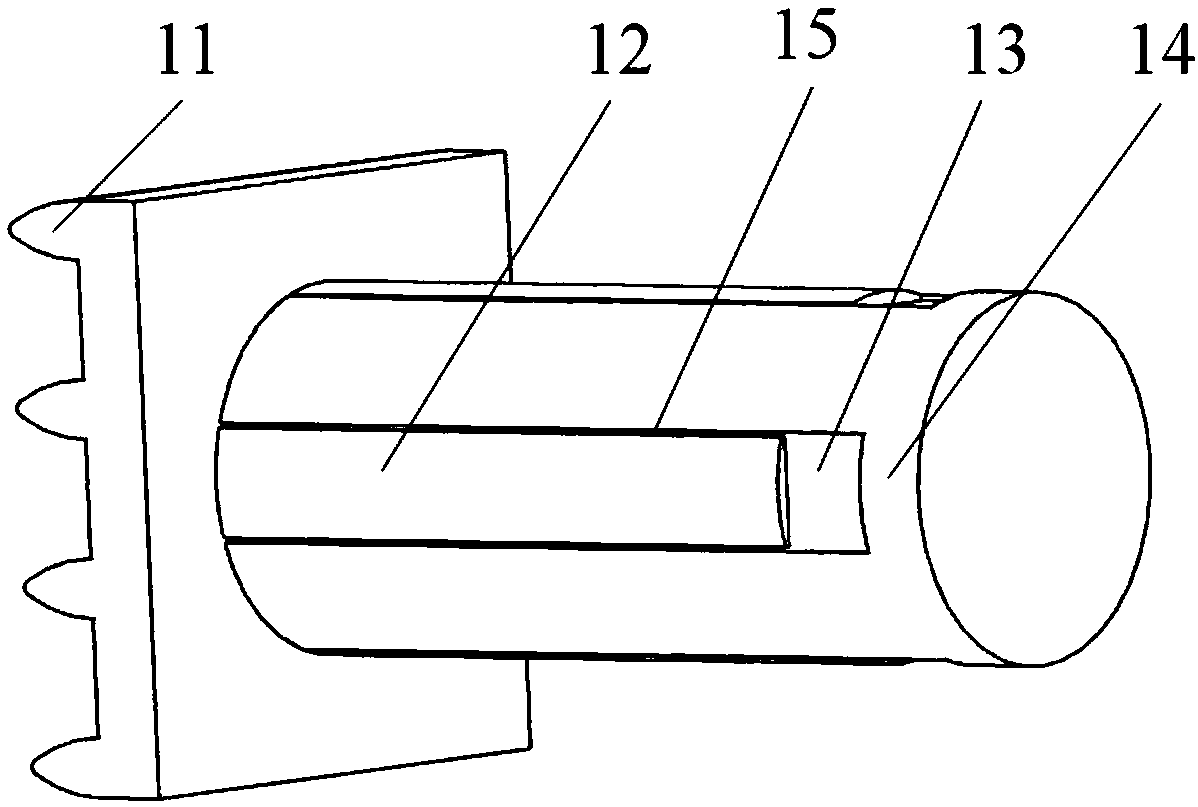 Cutting type railway vehicle energy absorption anticreeper