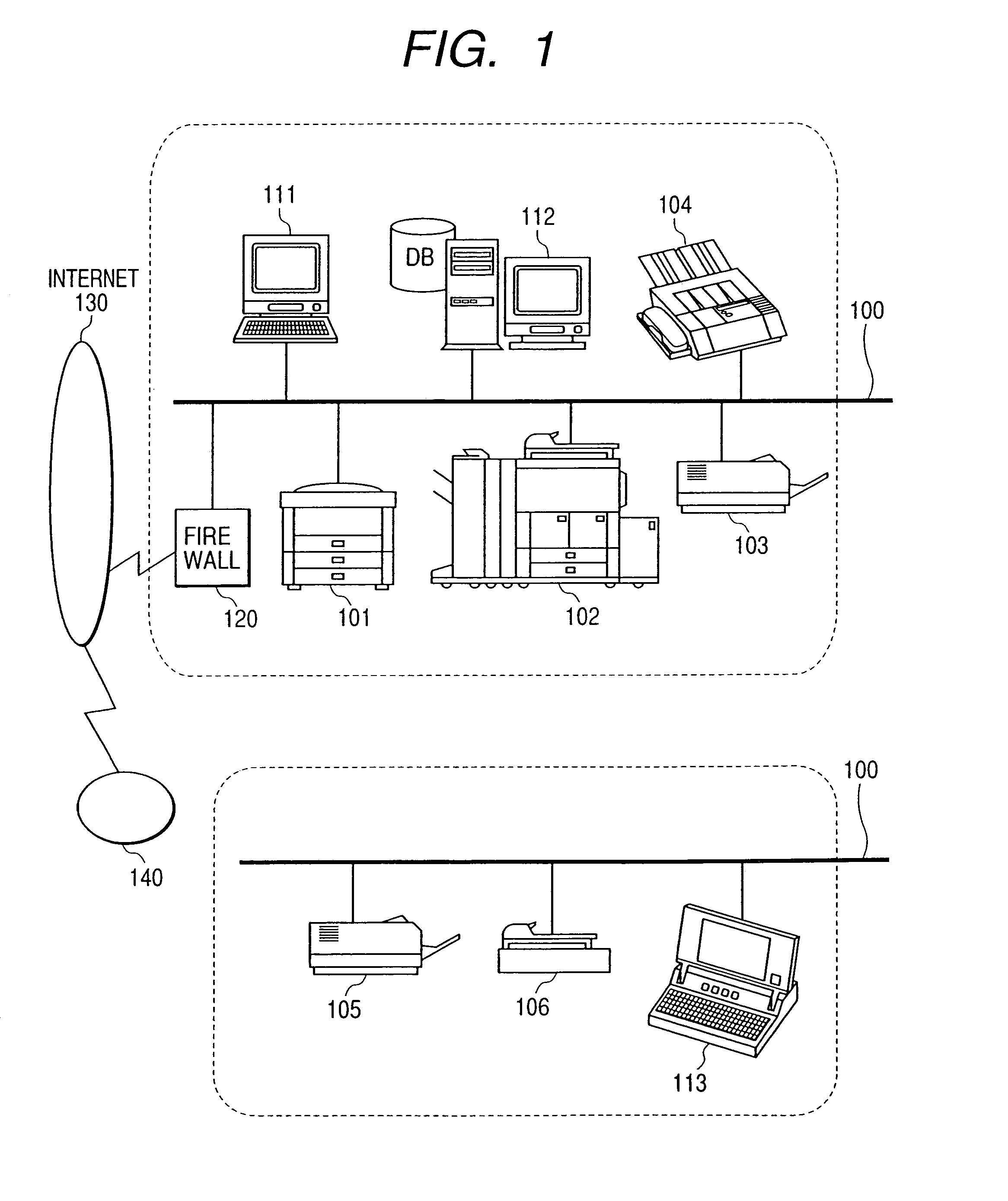 Multi-functional network device and a network system