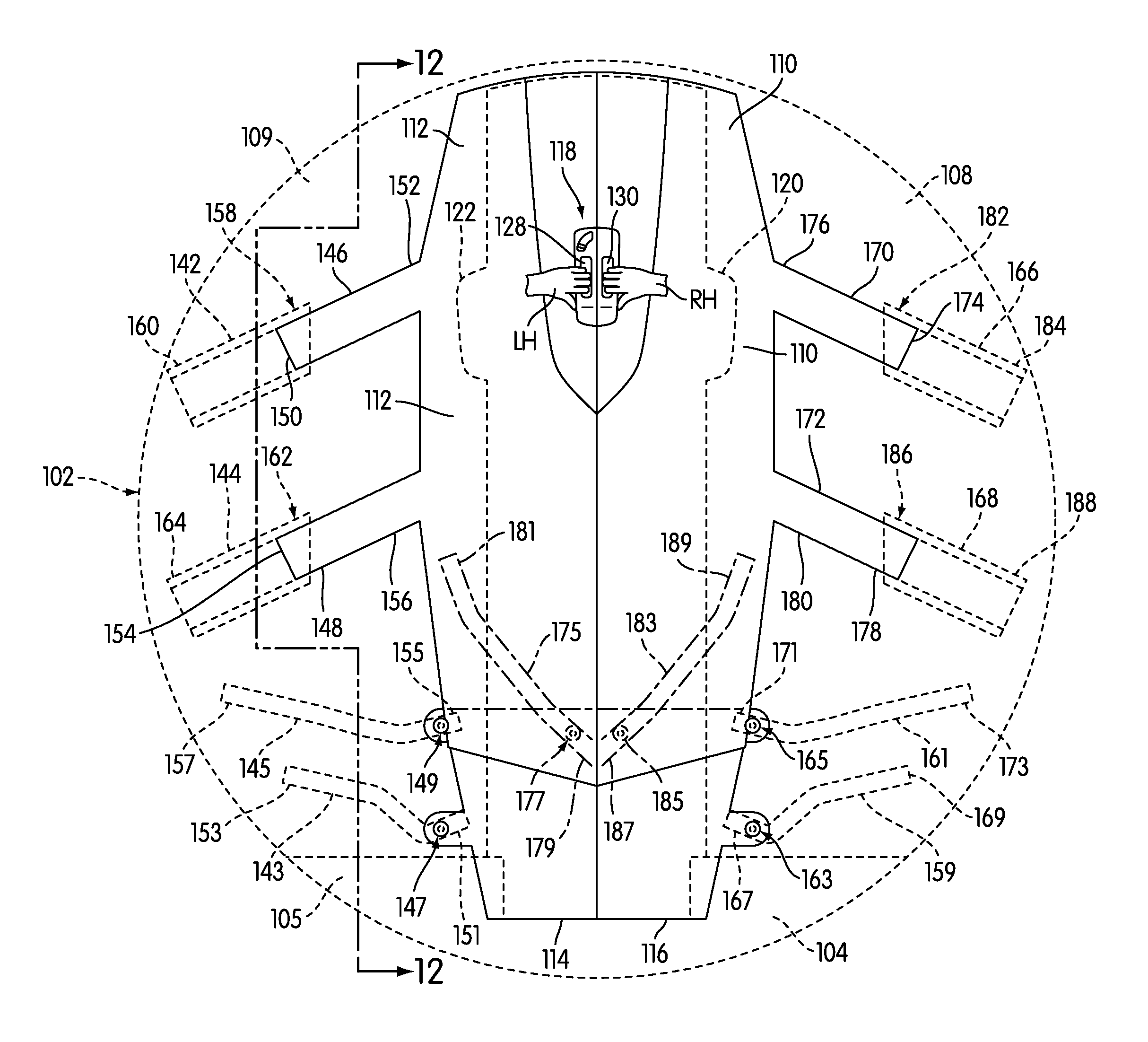 Paneled partition with track for linear and rotational movement