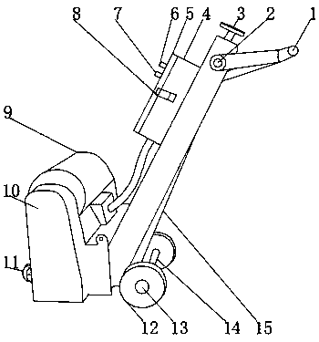 Laser milling machine for road