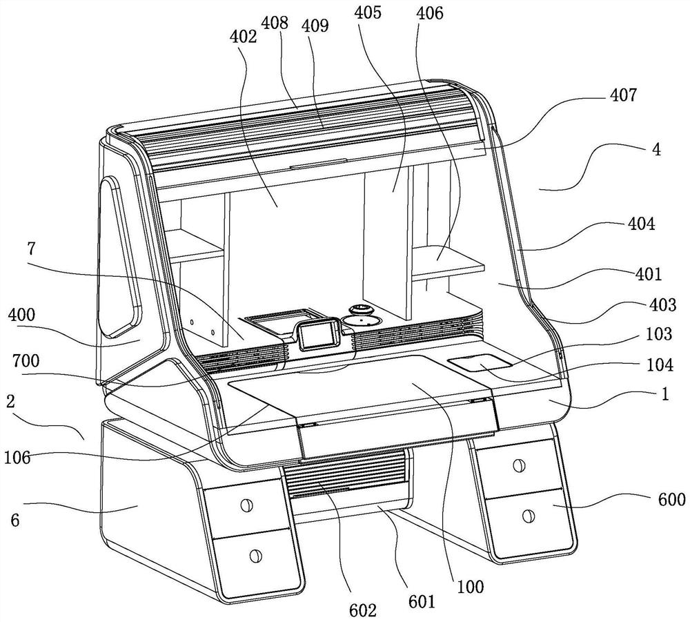 Multifunctional study desk