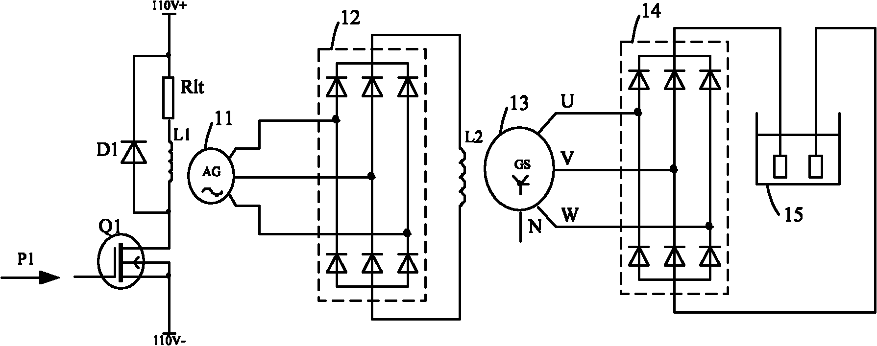 Method and device for testing impulsive load of diesel engine