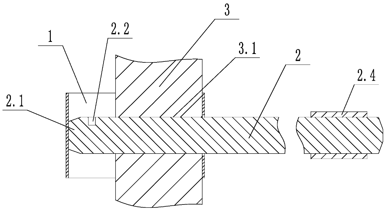 A hoop device and method for preventing misoperation of a brake knife