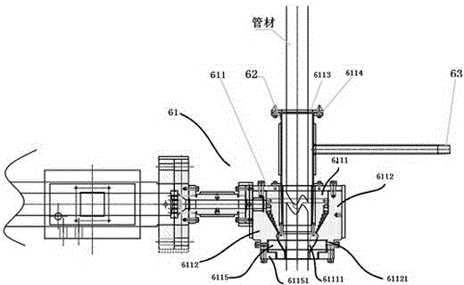 Cladding mould capable of enhancing combination degree of outer winding pipe of krah pipe and krah pipe structure