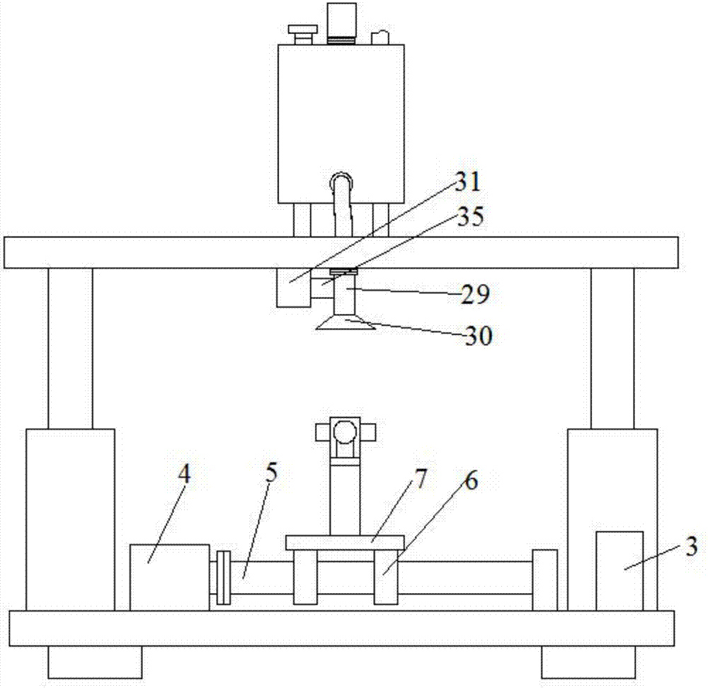 Construction site plank painting equipment