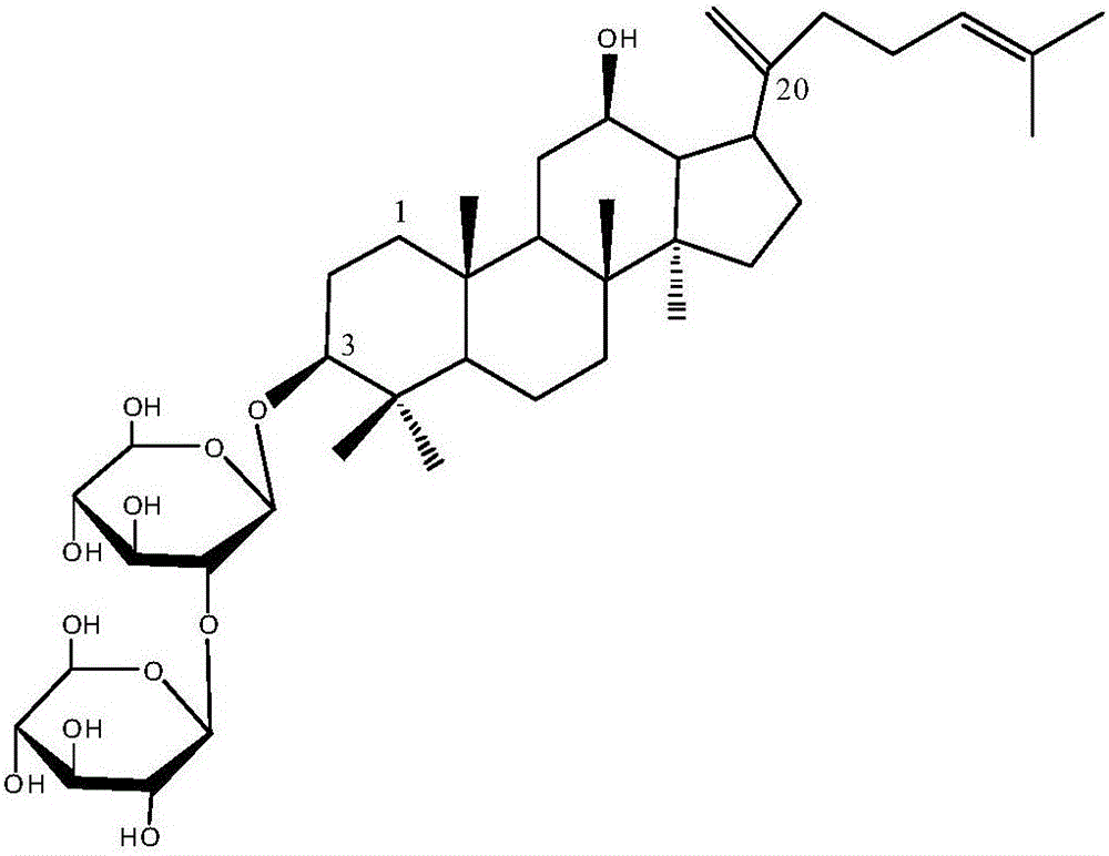 Rare ginsenoside compound containing rare ginsenoside Rk1