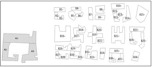 Matching query method based on similarity between spatial scenes