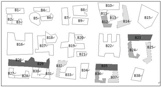 Matching query method based on similarity between spatial scenes