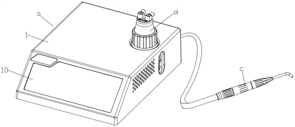 Sand blasting tooth cleaning system and method