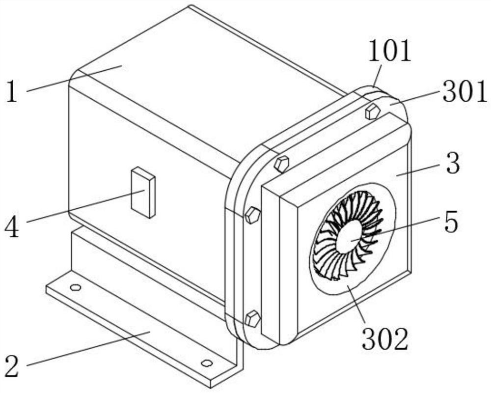 Auxiliary groove structure for suppressing vibration noise of vehicle permanent magnet synchronous motor