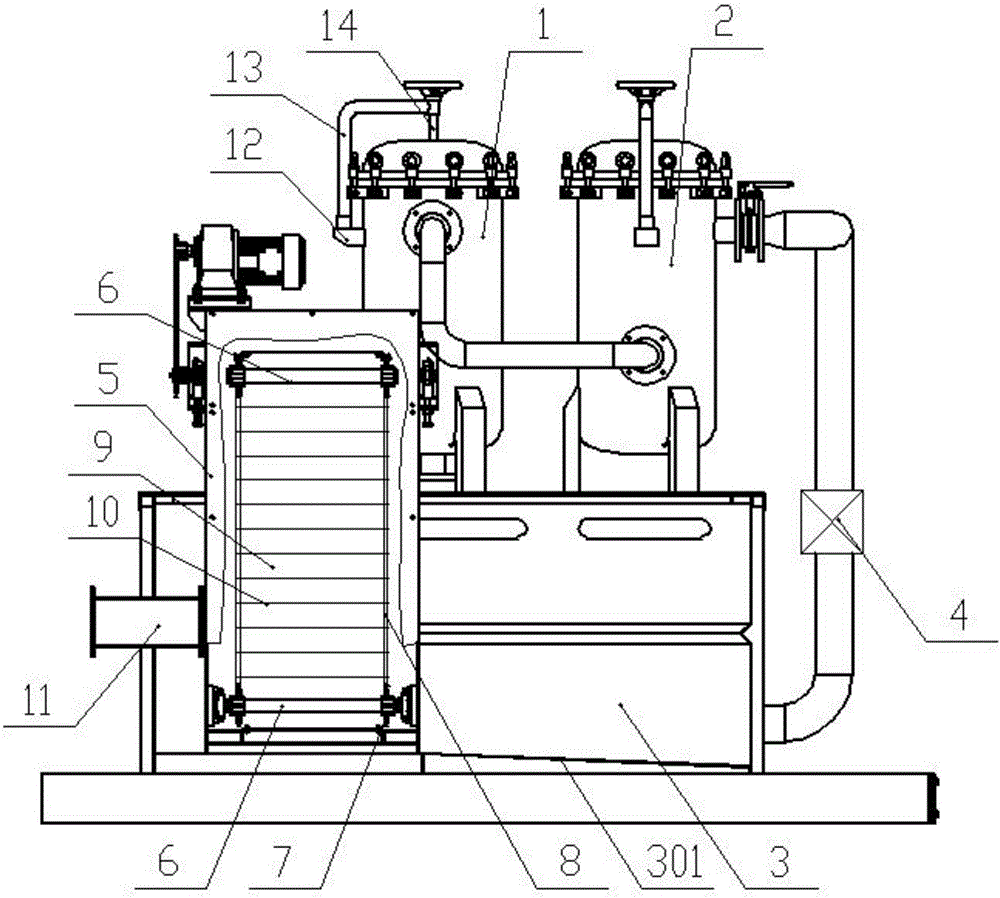 Circulatory fluid-supply cleaning system