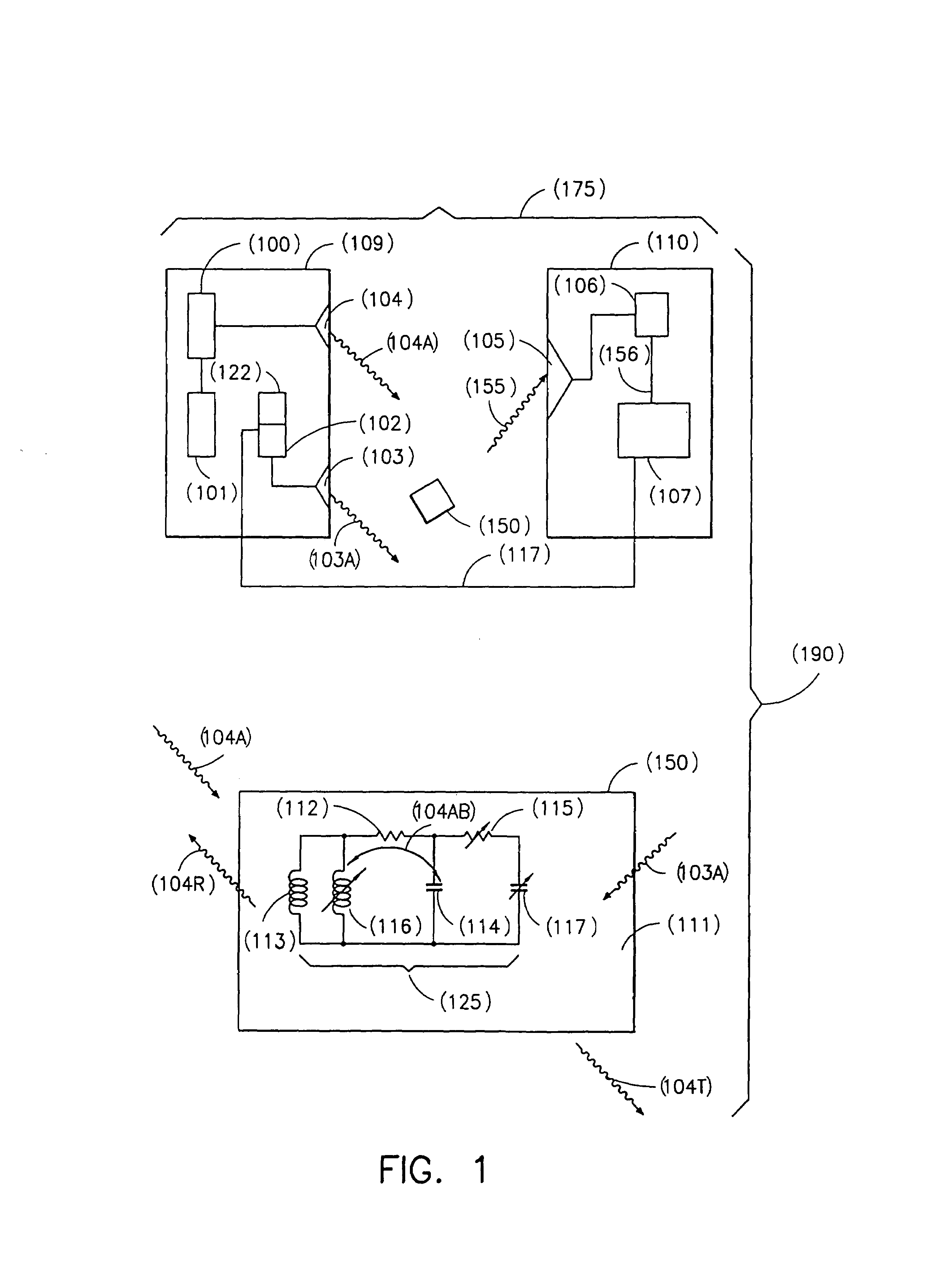 Modulation of the resonant frequency of a circuit using an energy field