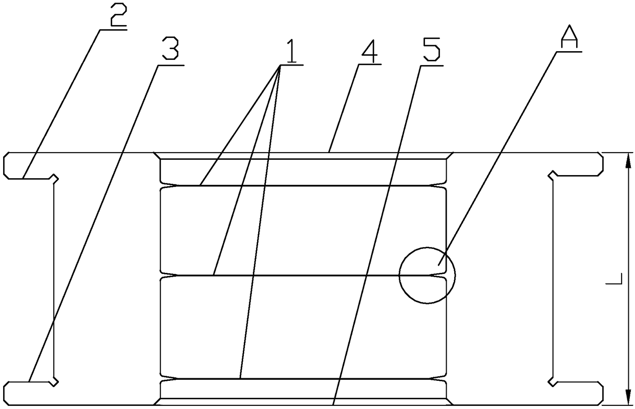 Vapor seal measuring tool machining method