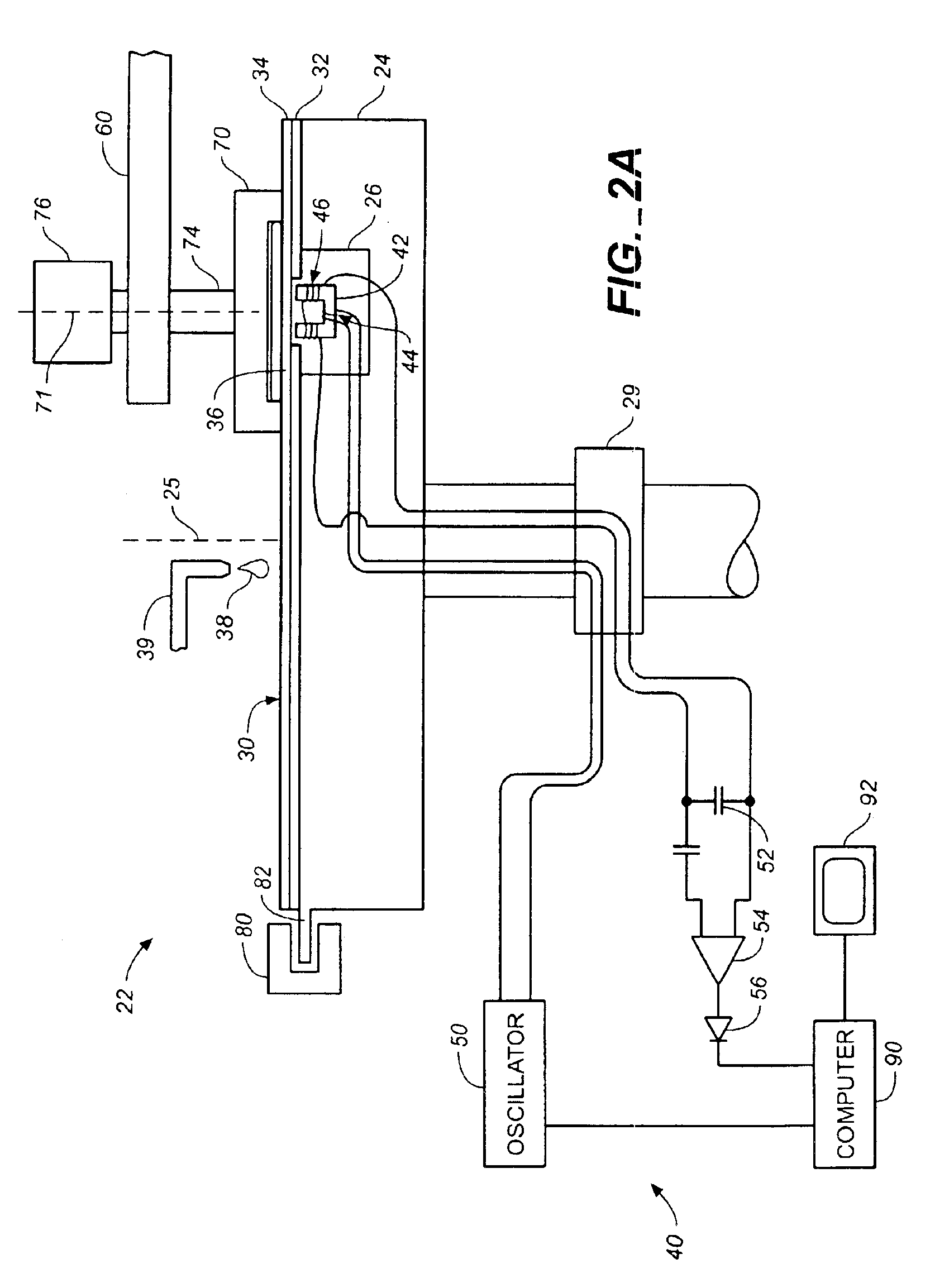 Apparatus for monitoring a metal layer during chemical mechanical polishing using a phase difference signal