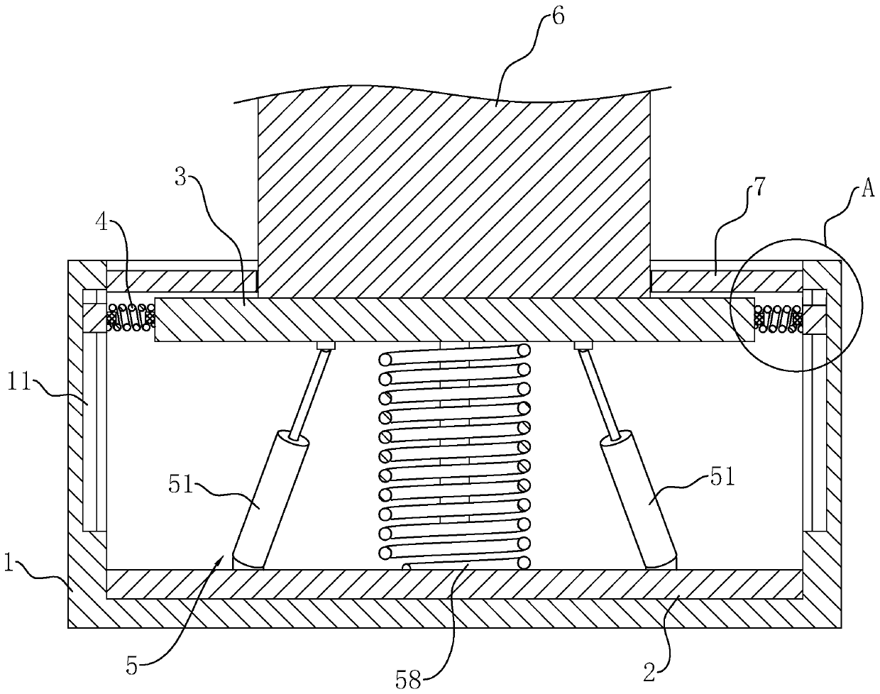 Anti-seismic house building structure