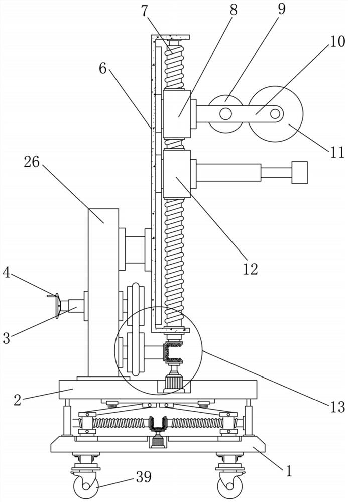 Wallpaper pasting device for building decoration