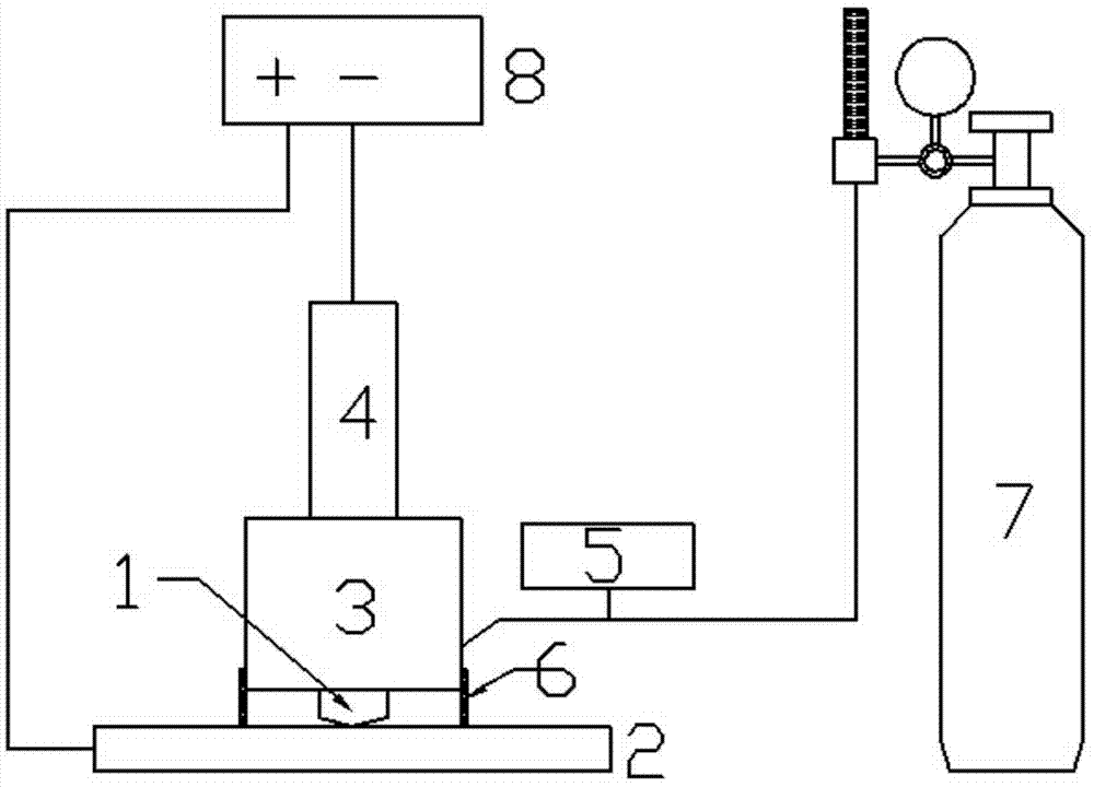 Aluminum alloy stud welding method to remove oxidation film with vapor state brazing flux