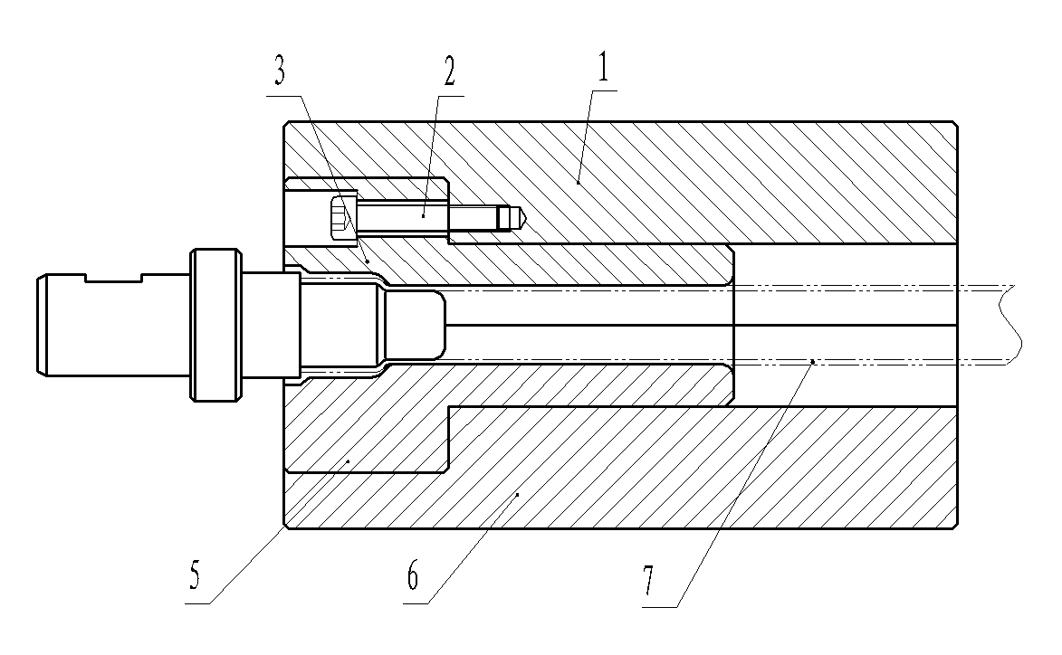 Pipe joint expanded connection expanded sleeve mould