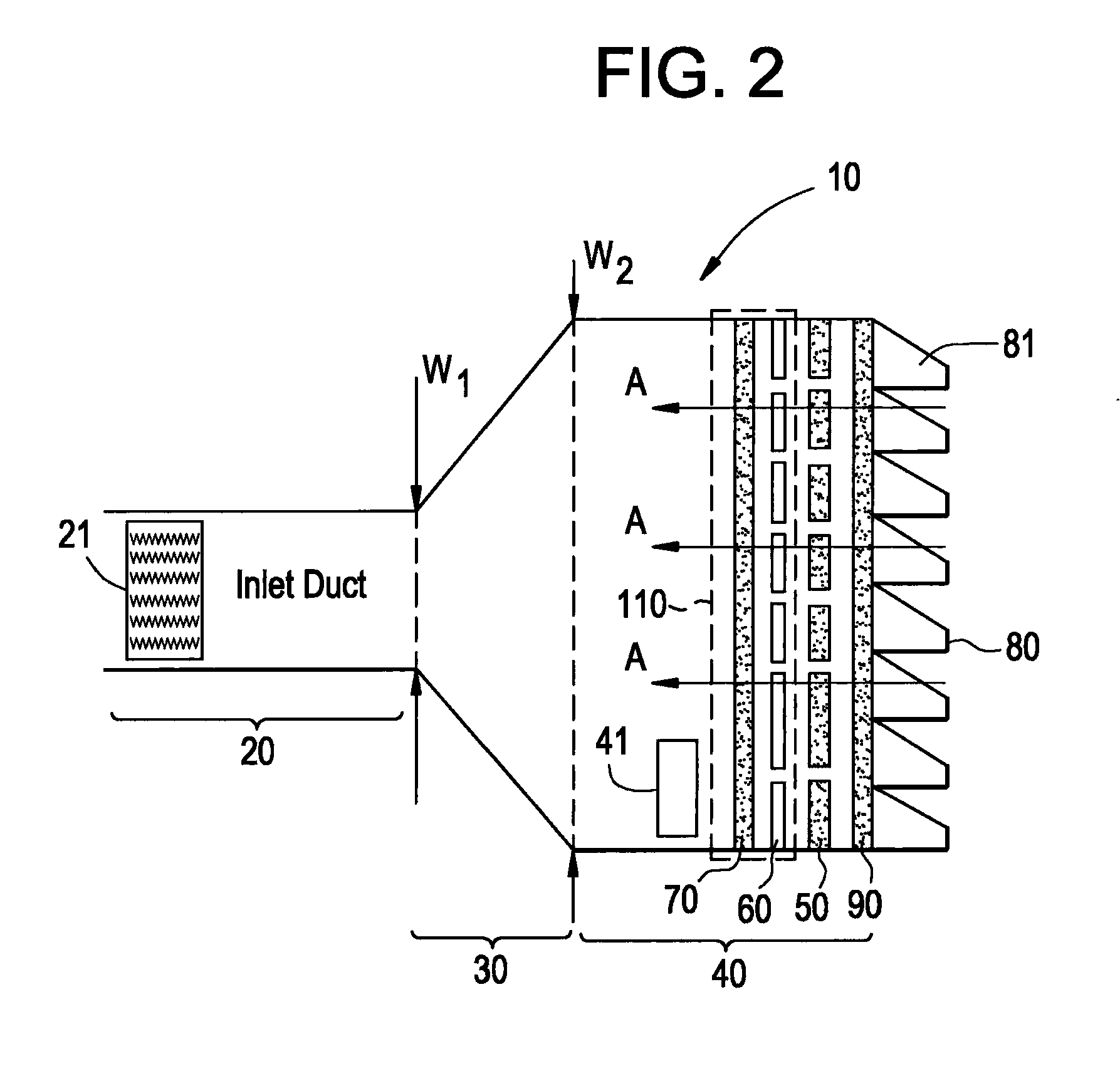 Filtration system for gas turbines