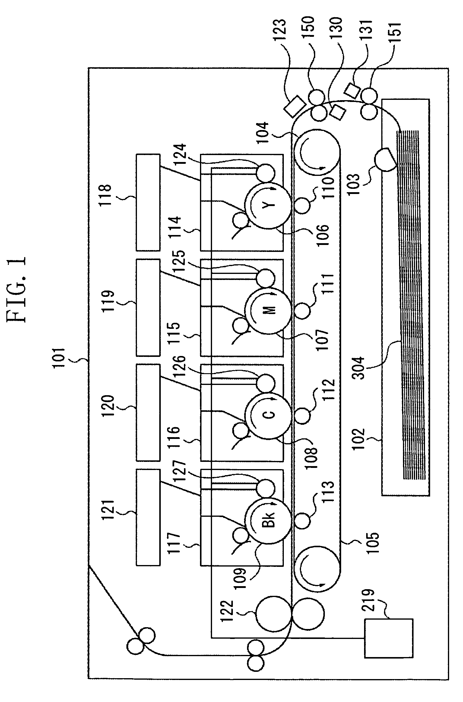 Recording material determination apparatus and image forming apparatus