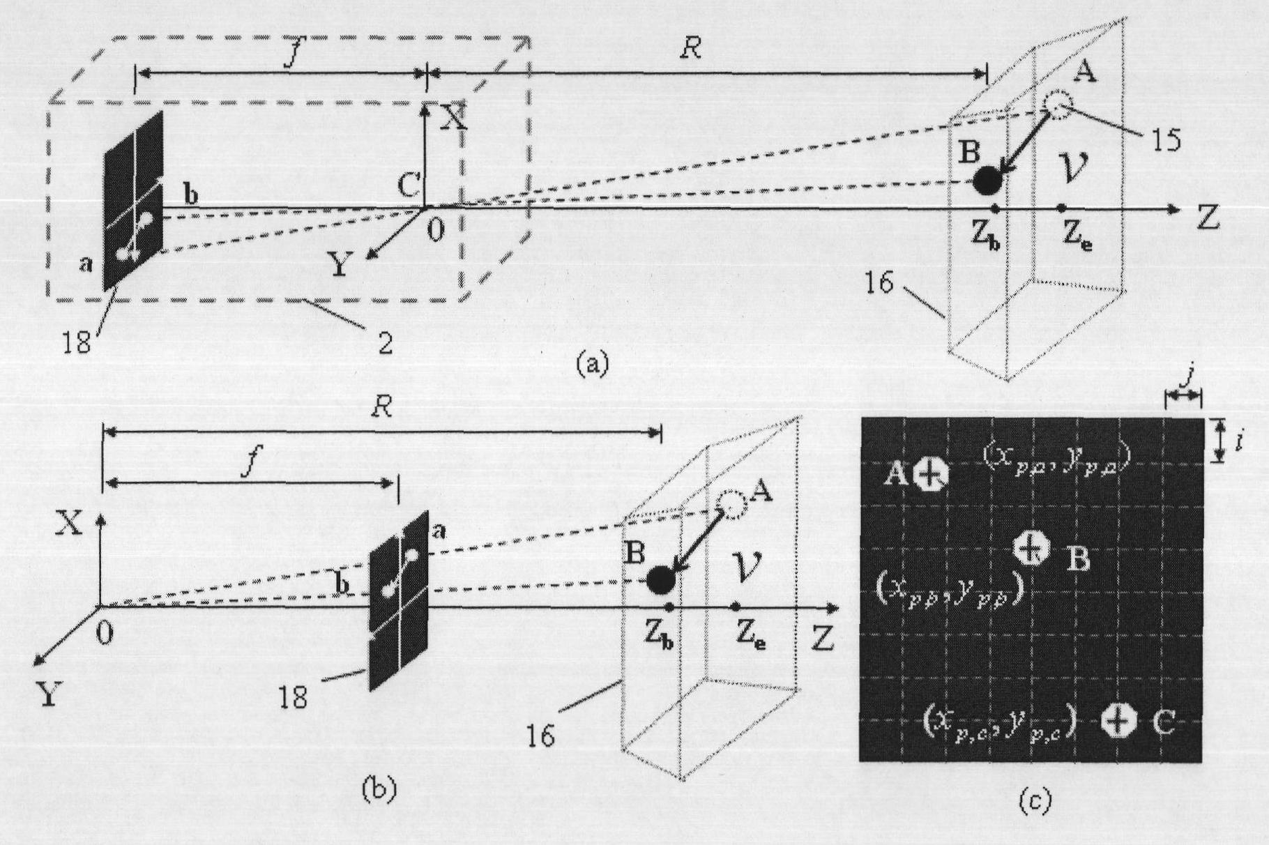 Flash tracking imaging method for acquiring movement parameter of moving target