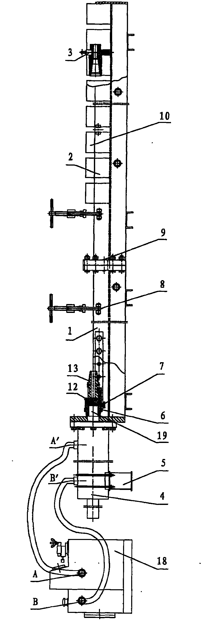 Stretching time-delay test machine