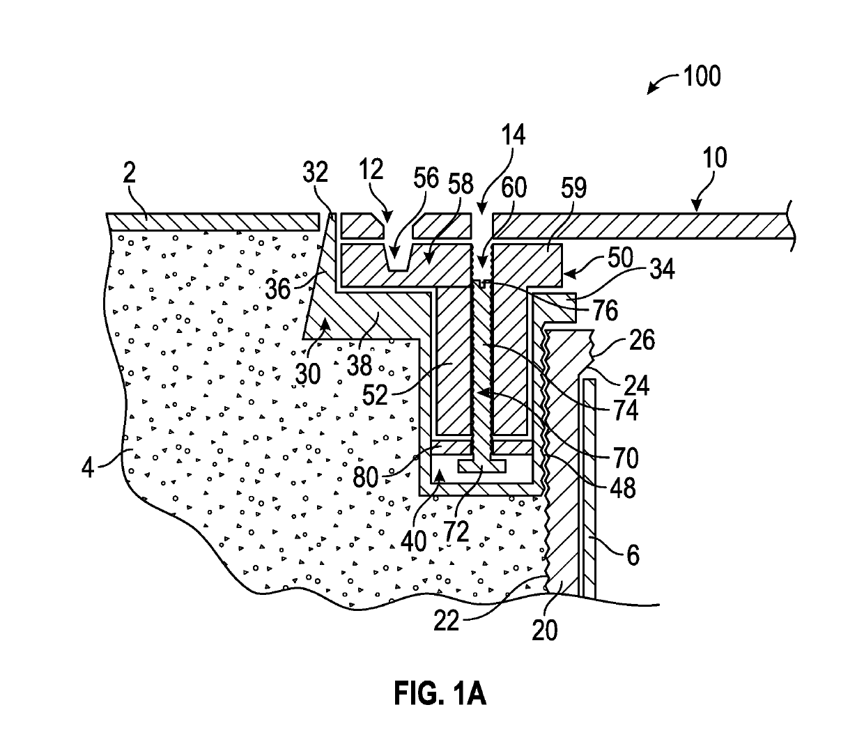 Drain and drain leveling mechanism