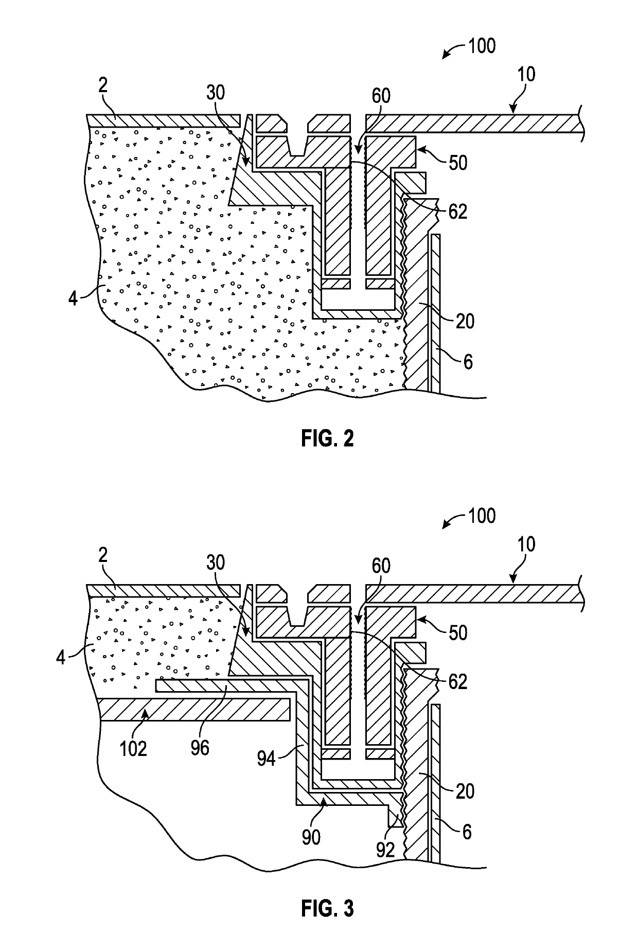 Drain and drain leveling mechanism