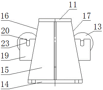 Lift type roll steel limit mechanism and profile steel inspection system thereof