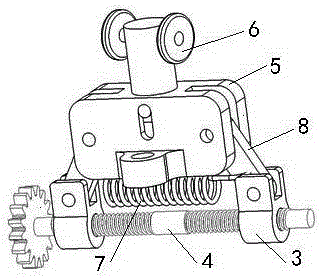 Pipeline robot with pipe diameter self-adaption function