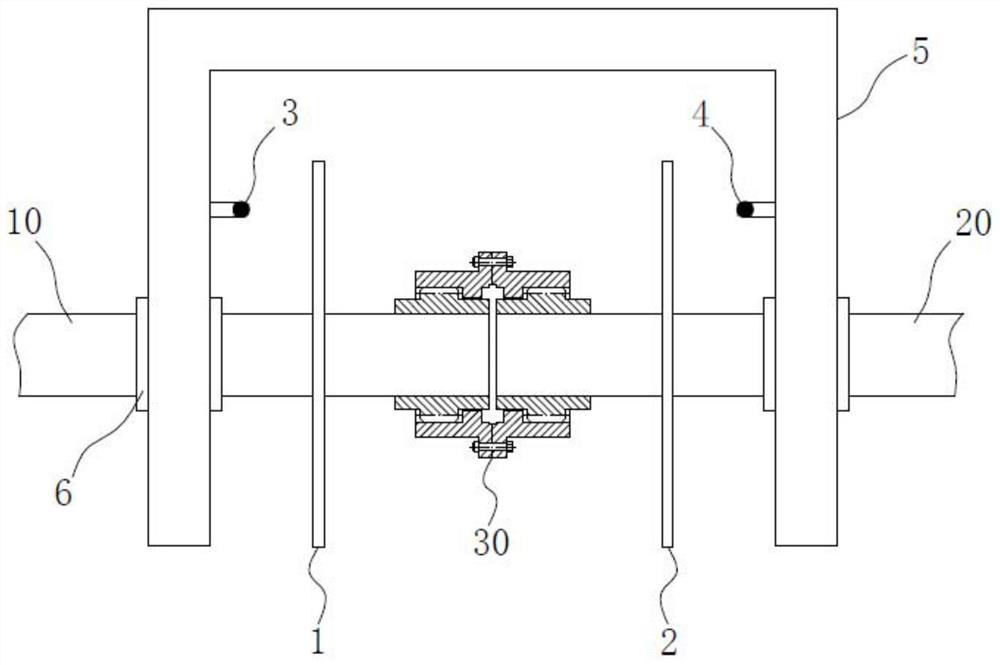 Continuous annealing line gear coupling fault detection device, system and method