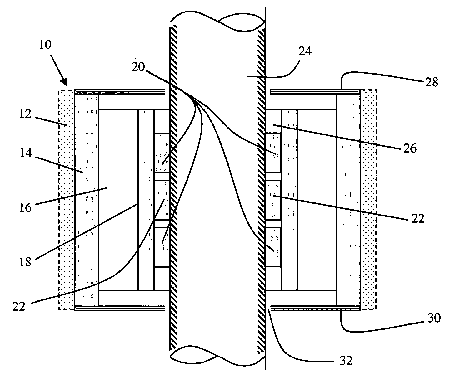 Ridigly mounted underwater acoustic inertial vector sensor