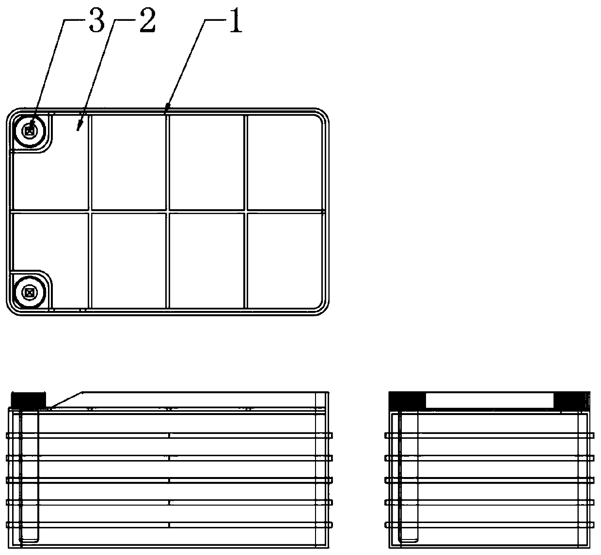 Novel multilayer adherent cell culture vessel structure with two breathable sides