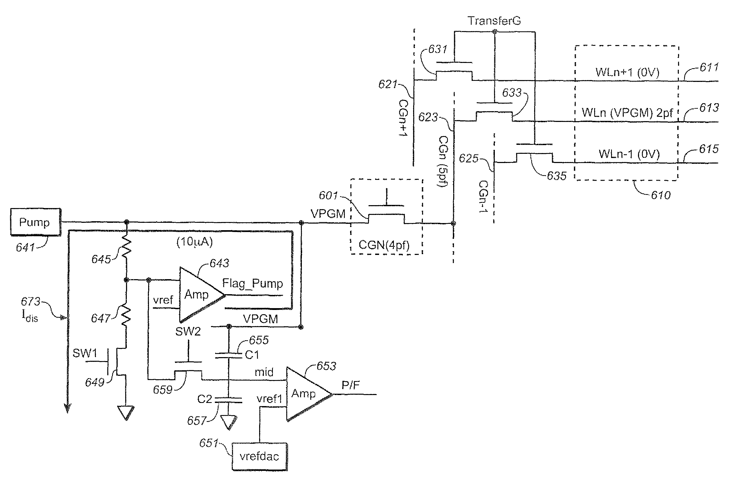 Detection of word-line leakage in memory arrays