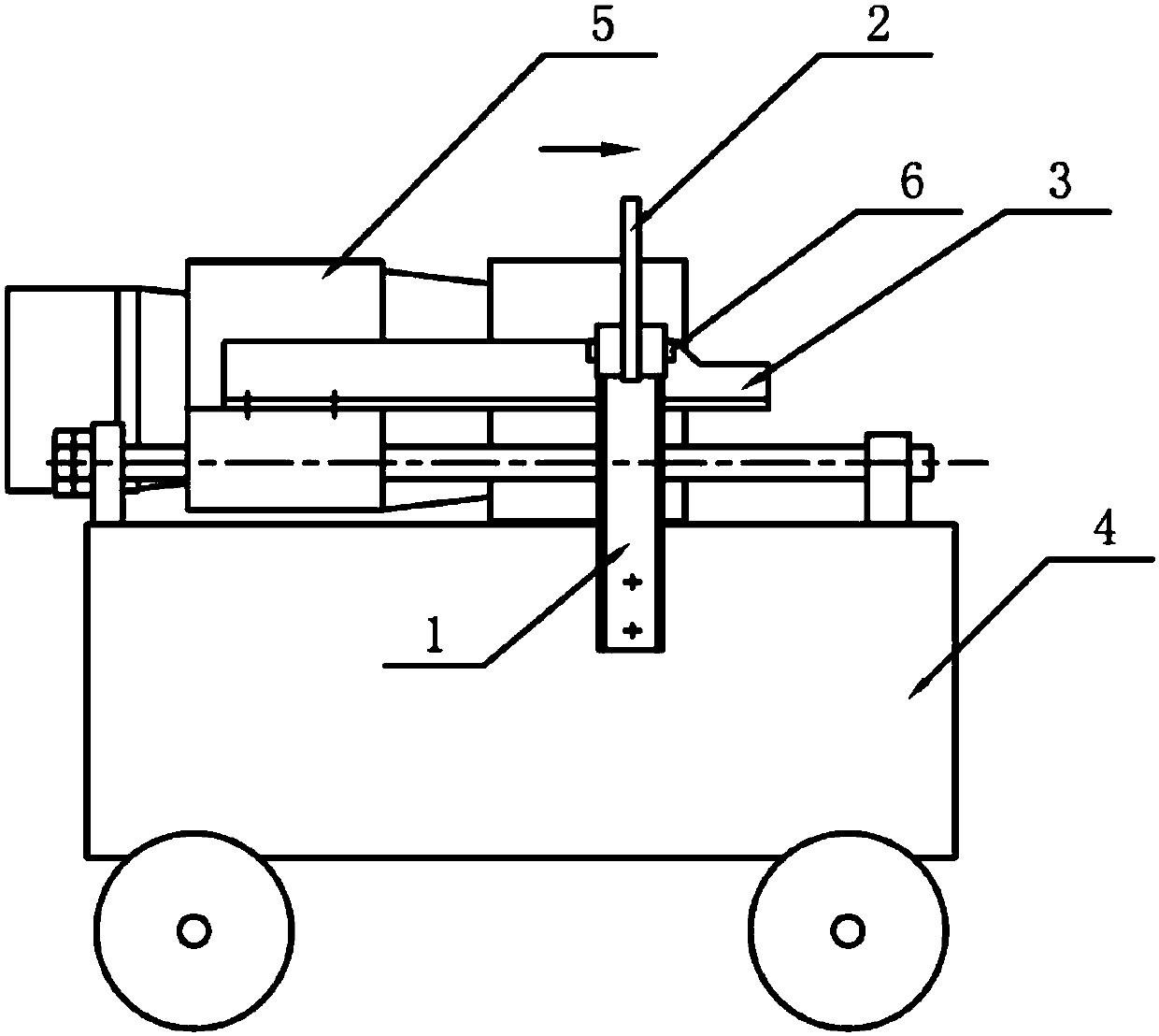 Moving stop iron positioning mechanism and threading machine