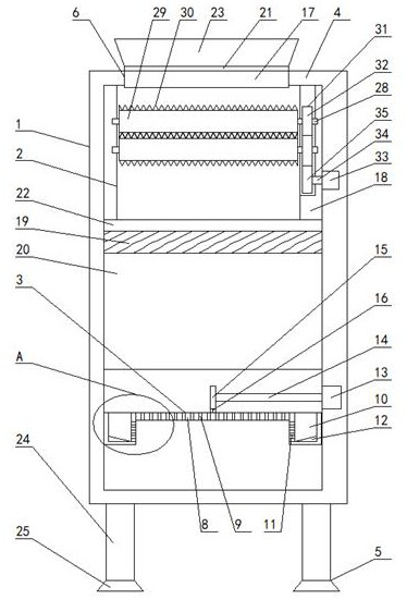 Energy-saving calcining device for petroleum fracturing propping agent