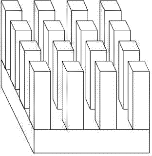 Type 1-3 polymer/cement based piezoelectric composite material and preparation method thereof