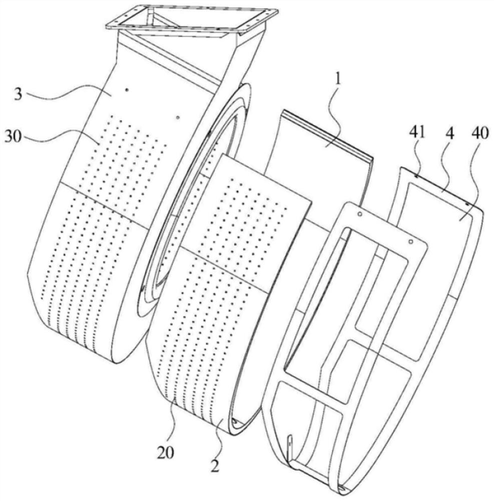 Three-dimensional noise reduction integrated stove