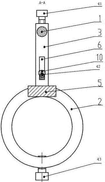 Device for controlling depth of drilled center hole